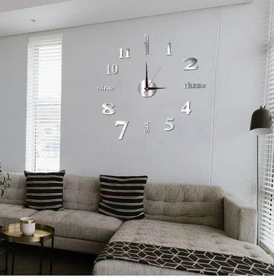 ELEGACIA™ Reloj de pared moderno sin perforaciones de bricolaje