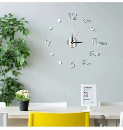 ELEGACIA™ Reloj de pared moderno sin perforaciones de bricolaje